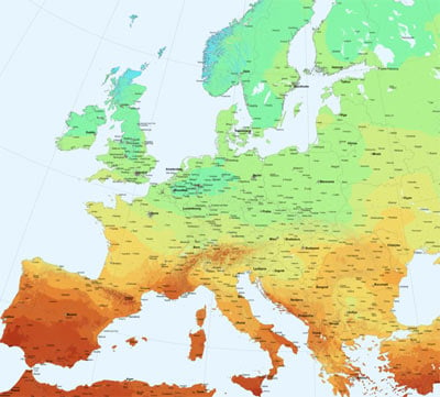 A map of Europe's solar potential