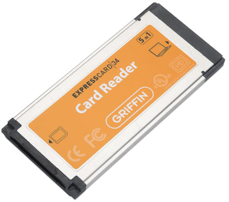 Griffin Technology ExpresCard 5:1 Card Reader