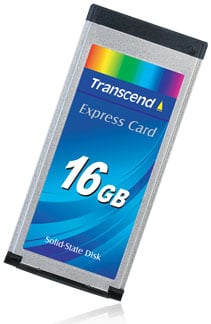 Transcend ExpressCard 16GB solid-state drive