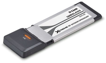 D-Link DWA-643 Xtreme N ExpressCard 802.11n adaptor