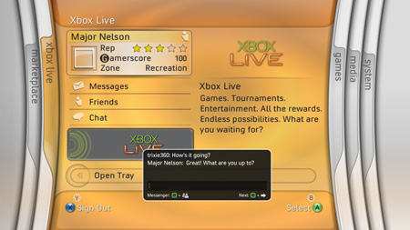 Instant Messaging on the Xbox