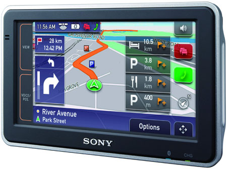 Sony Nav-U NV-92T widescreen satnav