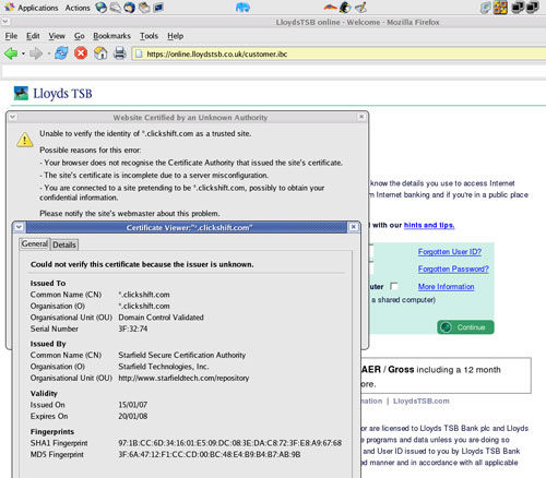 Lloyds TSB Certificate Glitch Sparks Concerns • The Register