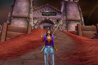 Shot of female priest avatar in World of Warcraft