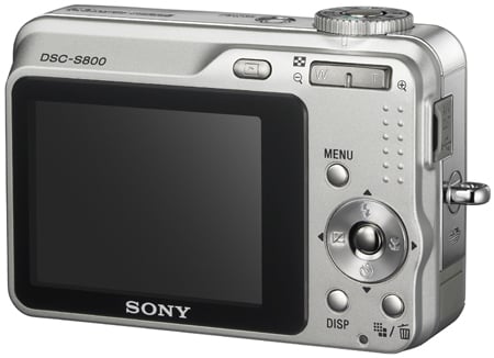 Sony Cyber-shot DSC-S800 - back