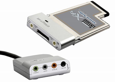 Creative SoundBlaster X-Fi Xtreme Audio for notebooks