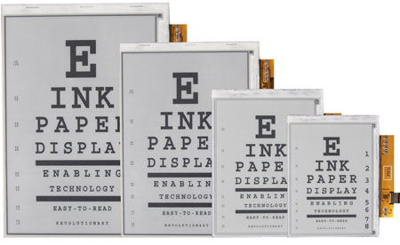 E Ink Vizplex electronic ink panels
