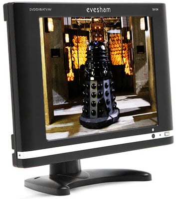 Evesham DA104 10.4in LCD TV plus DVD - Doctor Who image courtesy BBC/Terry Nation