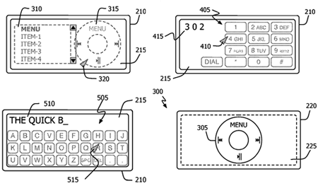 Apple iPod control patent - UIs