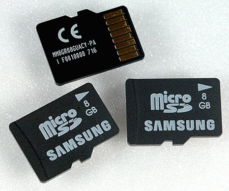 Samsung 8GB MicroSD card