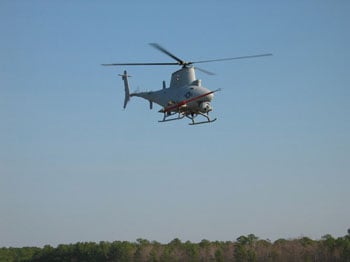 Fire Scout robot helicopter