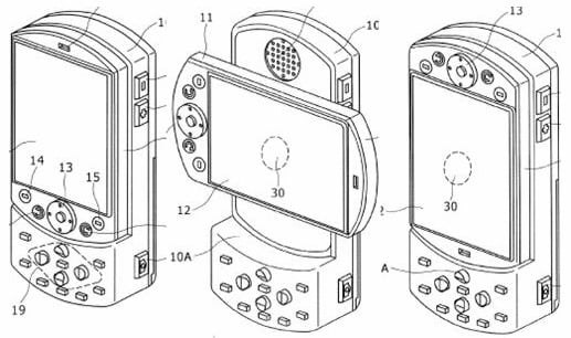 PSP game console drawing