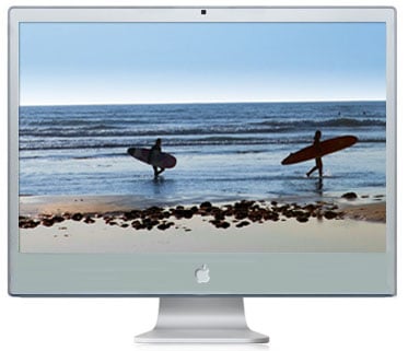 Aluminium iMac - artists impression