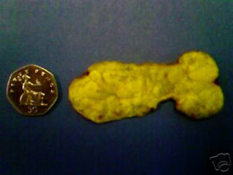A picture of the penis-shaped crisp