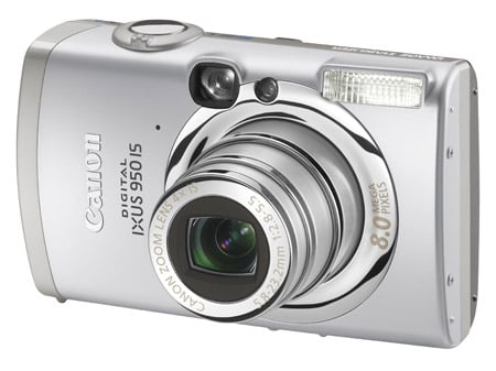 Canon Ixus 950 IS digital camera (front)