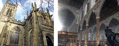 Manchester Cathedral: real and not real