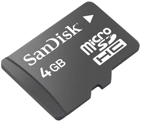 SanDisk 4GB Micro SDHC