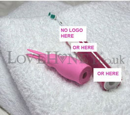 LoveHoney's censored picture of the Brush Bunny Electric Toothbrush Rabbit Vibrator