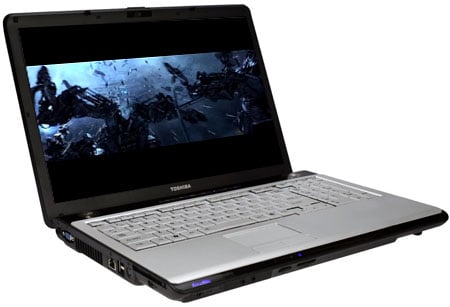 Toshiba Satellite P205 - Matrix HD DVD image courtesy Warner