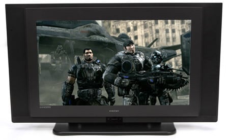 Evesham 26in Alqemi V HD TV (image from Gears of War for the Xbox 360)