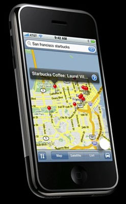 iPhone Google Maps