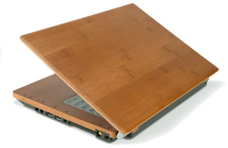 Asus EcoBook wood-covered laptop