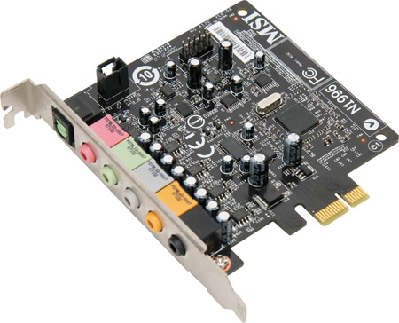 MSI P35 Diamond X-Fi Audio card