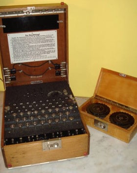 The Enigma machine as seen on eBay