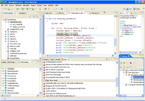 A sneak preview of Neon, Zend’s commercial Eclipse-based IDE