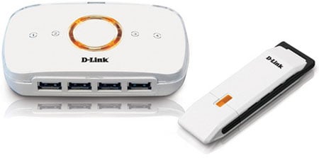 D-Link DUB-2400 Wireless USB hub and DUB-1210 adaptor