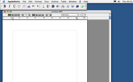 appleworks for mac os x