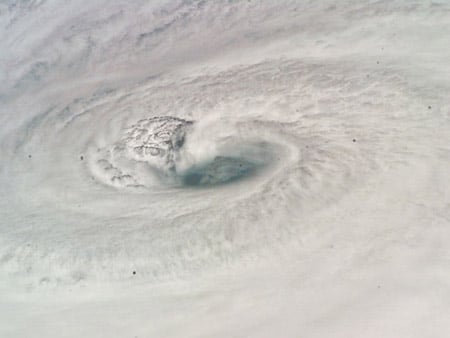 Hurrican Dean, as seem from the International Space Station. Credit: NASA