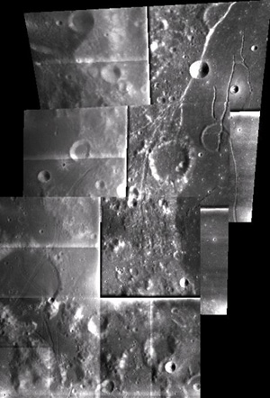 SMART-1 AMIE image mosaic of the edge of Mare Humorum