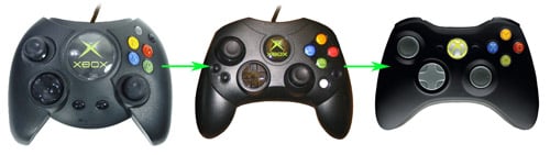The evolution of Xbox control pads