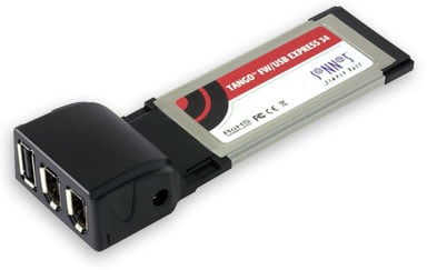 Sonnet Firewire and USB ExpressCard adaptor