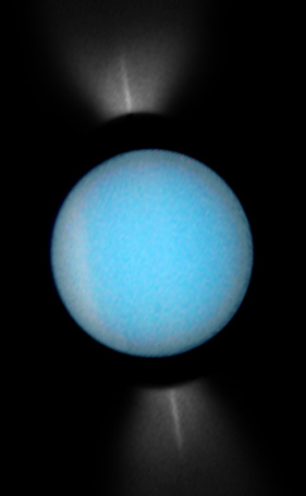 I can see rings around Uranus. Credit: NASA/Hubble