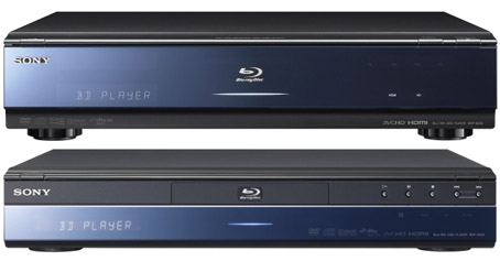 The BDP-S300 (top) and the BDP-S500 Blu-ray players