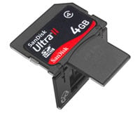 4GB SanDisk Ultra II SDHC Plus card