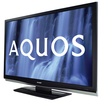 An example of the Sharp Aquos X20E LCD TV range