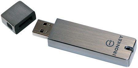 IronKey secure USB Flash drive and token