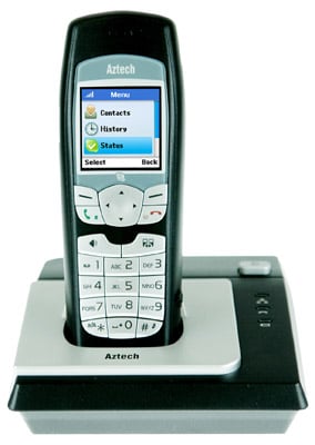 Aztech V500DS-S1 PC-free Skype & DECT phone