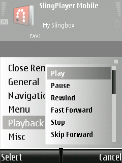 SlingPlayer Mobile for S60