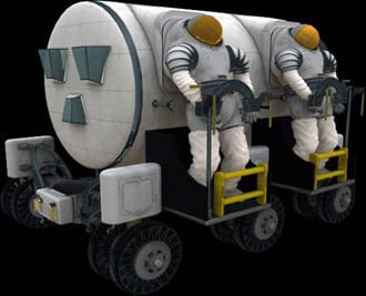 Concept vehicles, per NASA, for future manned exploration of the moon