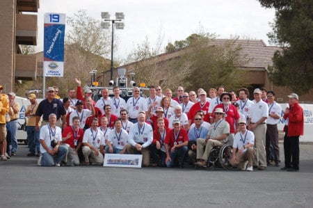 Shot of the Carnegie Mellon team 