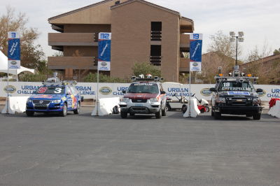 The three winning vehicles 