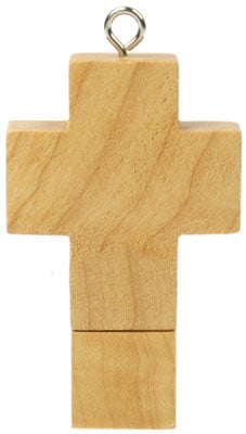Brando wooden cross Flash drive
