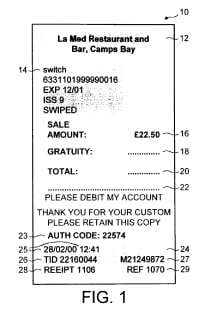 payment patent