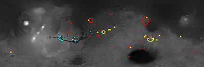 Clay deposits on Mars