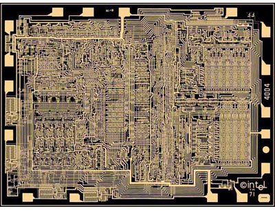 Intel's 4004 microprocessor