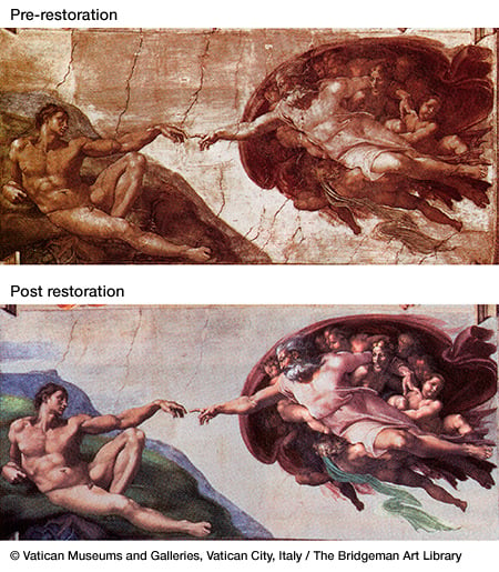 The Sistine Chapel restoration